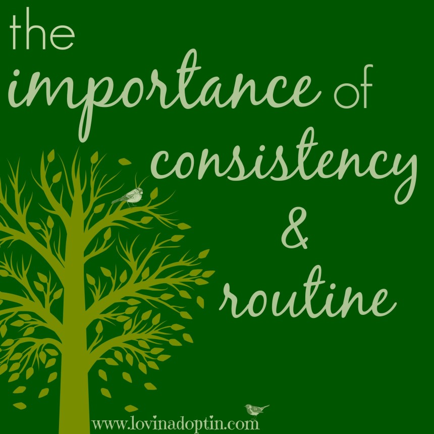 consistency&routine