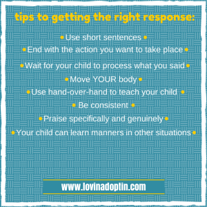 tips to getting the right response