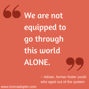 We are not equipped to go through this world alone