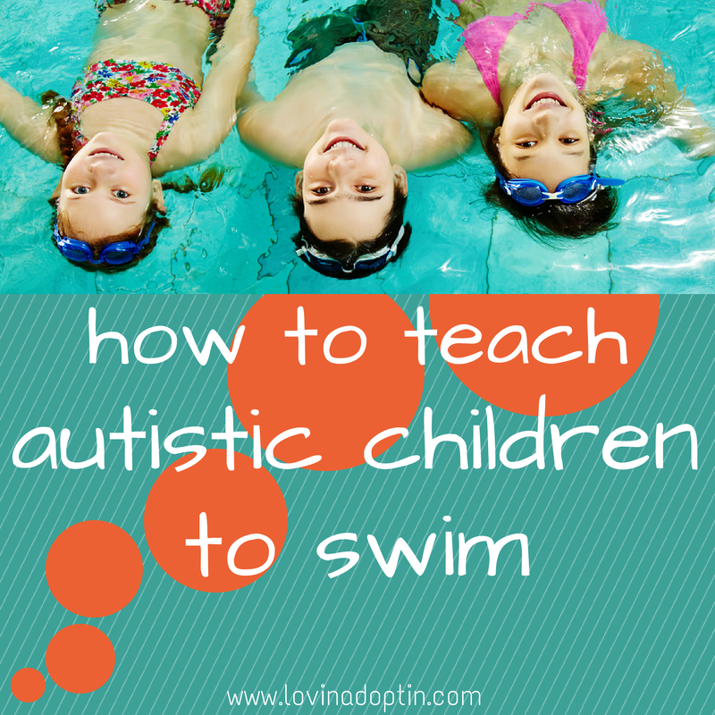 how to teach autistic children to swim