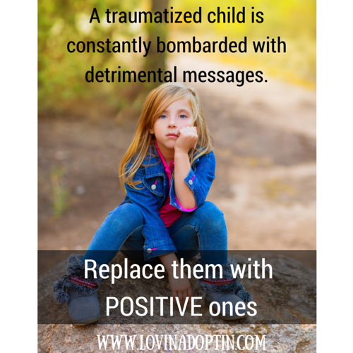 replace negative messages with positive