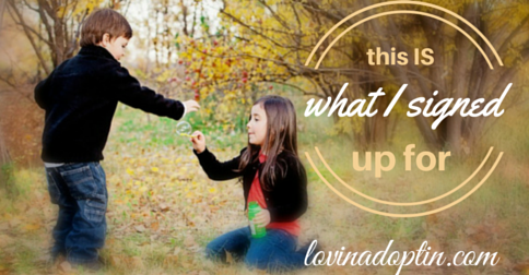 this IS what I signed up for